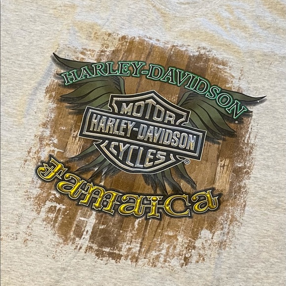 XL SS Harley Davidson Jamaica Tee - Picture 1 of 2